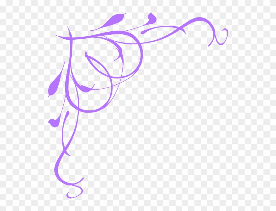 Purple Scroll Clip Art