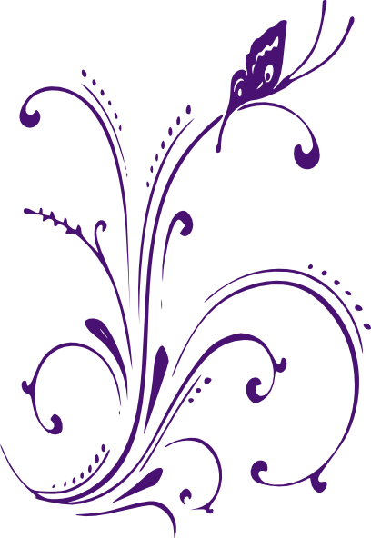 Teal scroll clipart.
