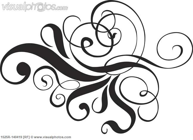 Free scroll clipart for wedding invitations