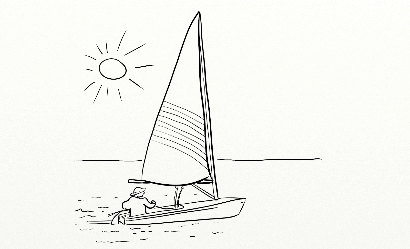 Free Boat Outline, Download Free Clip Art, Free Clip Art on