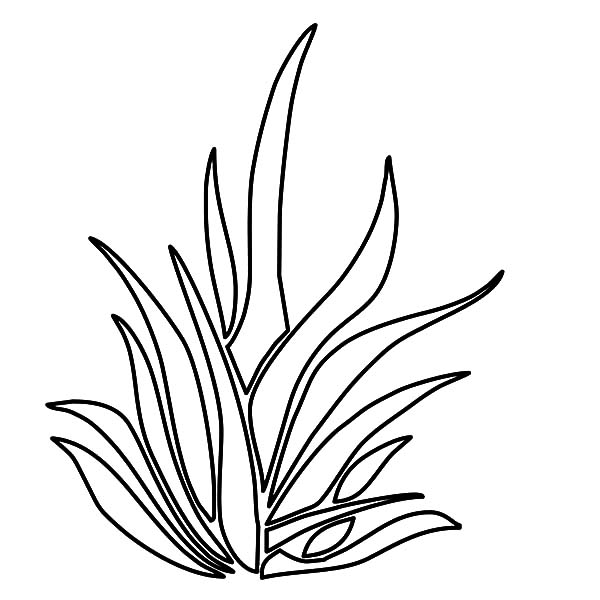 Black And White Grass Clipart
