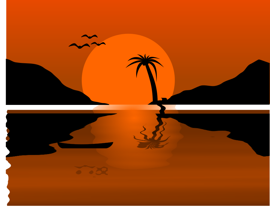Ocean sunset clipart clipart images gallery for free
