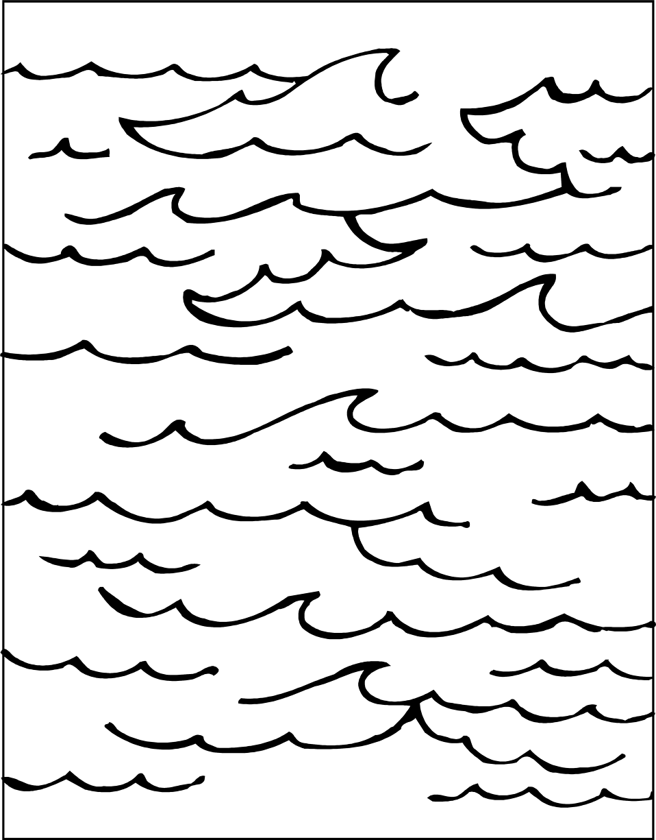 Waves black and white sea waves clipart black and white
