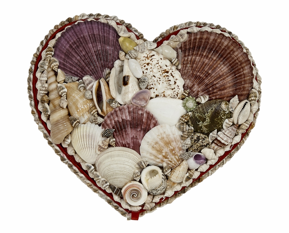 Shell Heart Shaped Box Free PNG Images