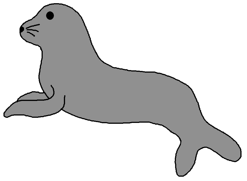 Seal clipart easy.