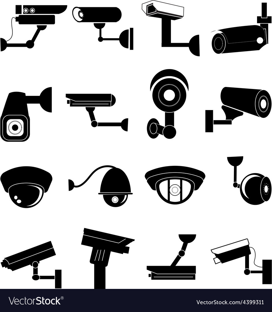 Security camera icons.
