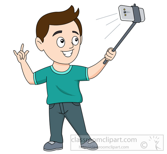 selfie clipart mobile phone