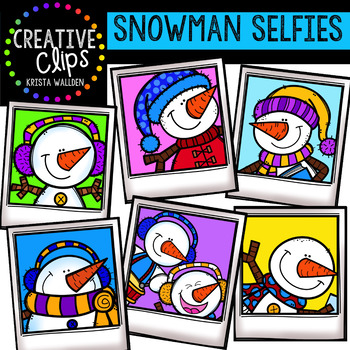 Free snowman selfies.