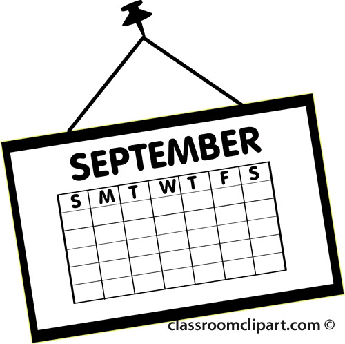 Free September Calendar Cliparts, Download Free Clip Art