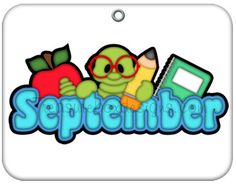 September calendar clipart.