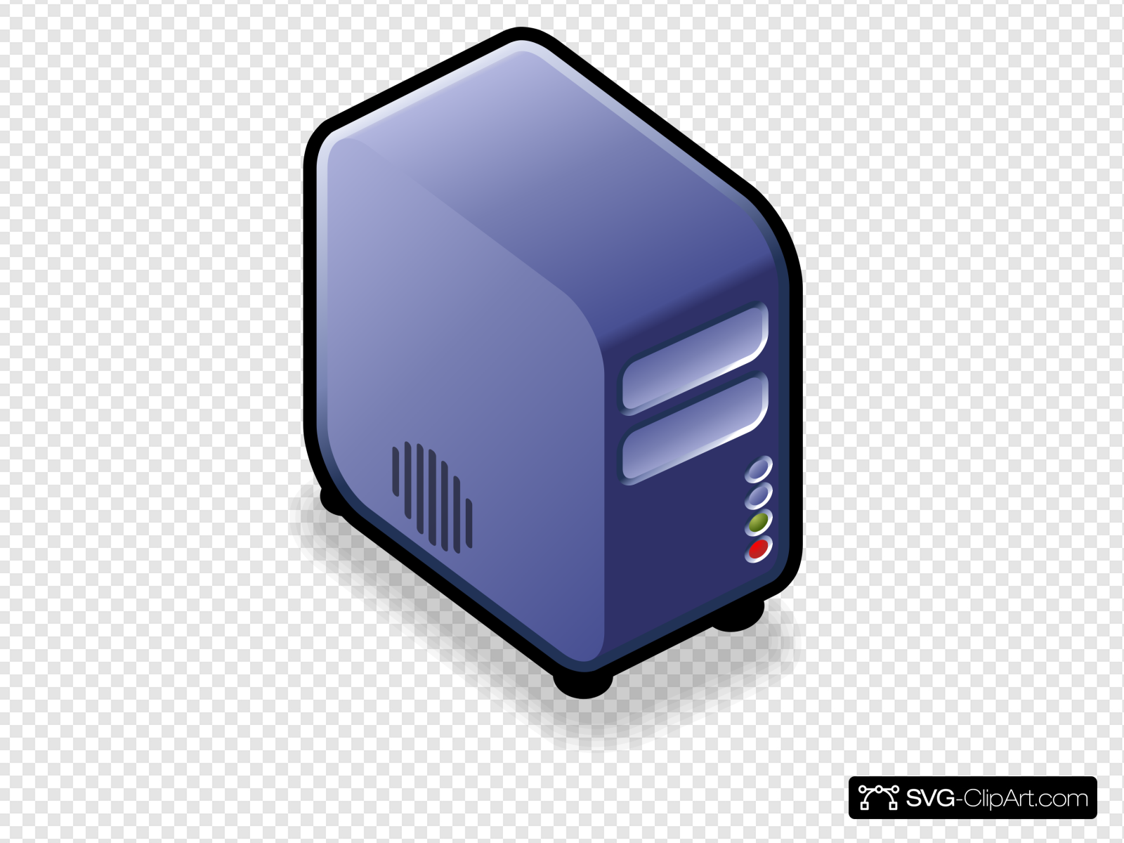 Server Small Case Icon Blue Clip art, Icon and SVG