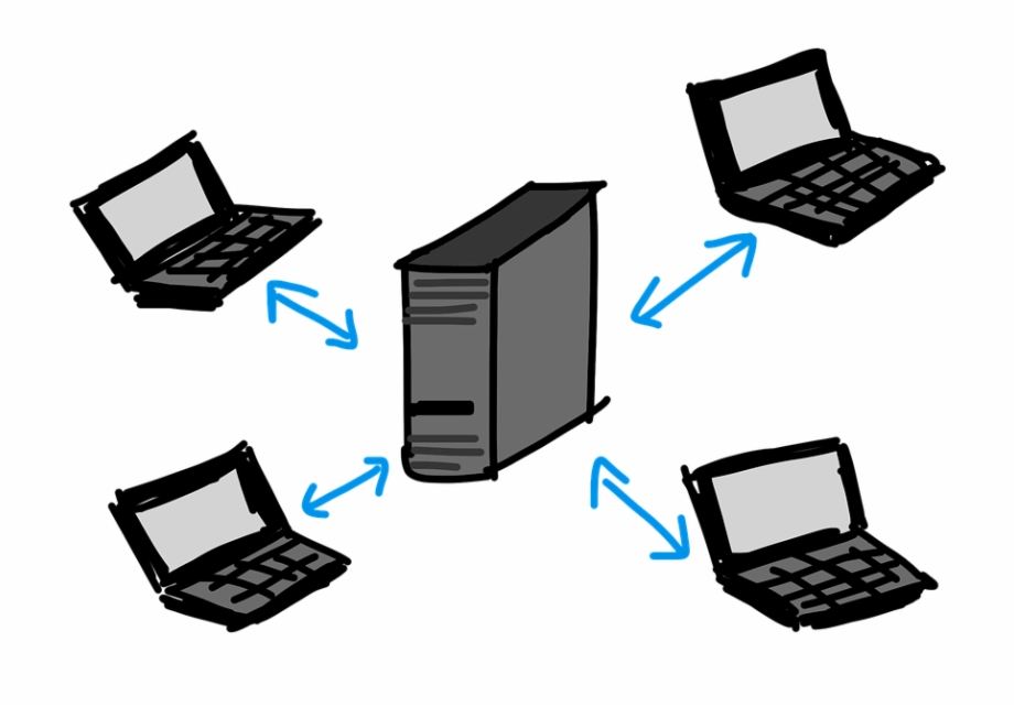 Client Server Networking Laptop