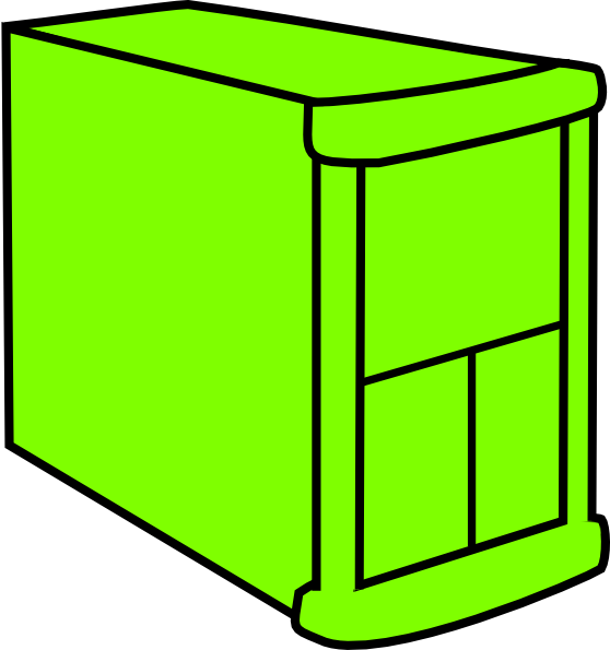 Green Server Clip Art at Clker