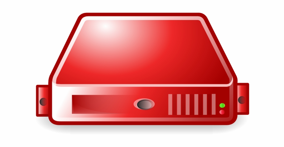 server clipart red