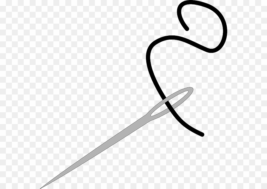 sewing needle clipart hand