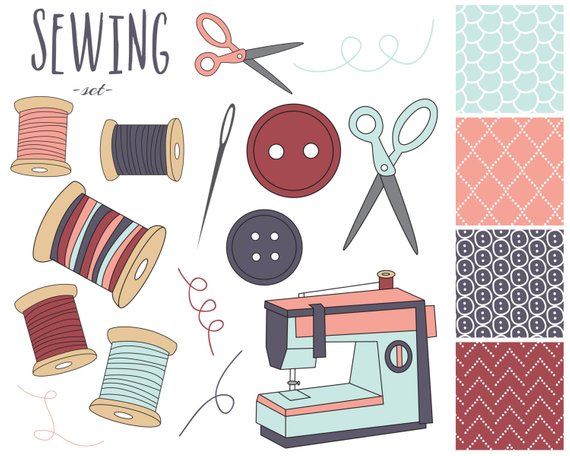 sewing needle clipart machine