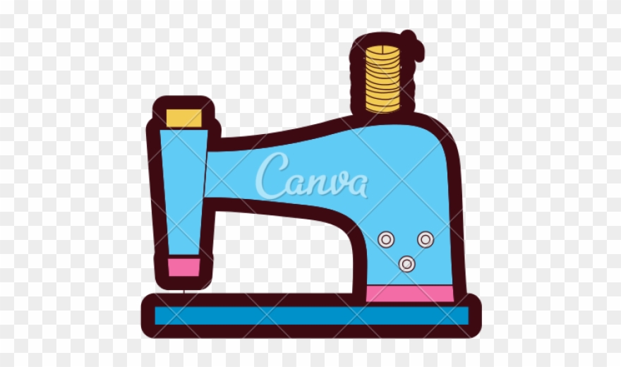 Sewing Machine Clipart Old Fashioned