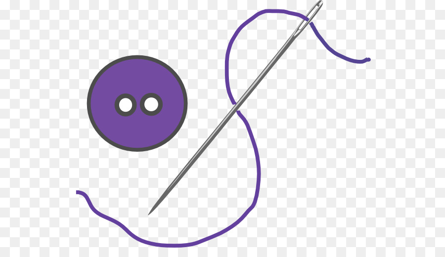 sewing needle clipart purple