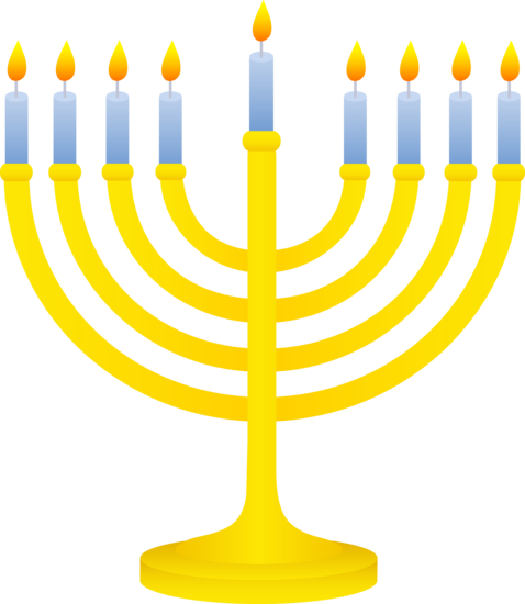 shabbat candles clipart menorah 9 candle