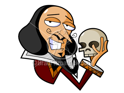 William Shakespeare Cartoon Caricature