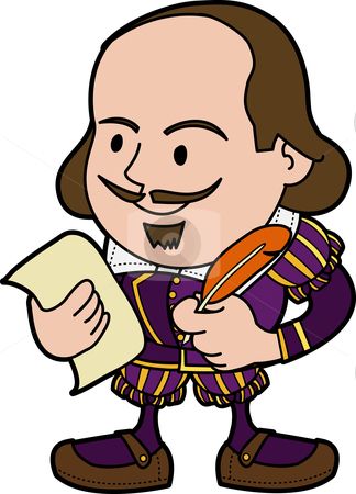 Shakespeare clipart stickers.