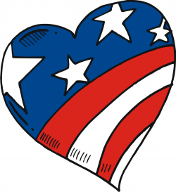 Heart shaped american.
