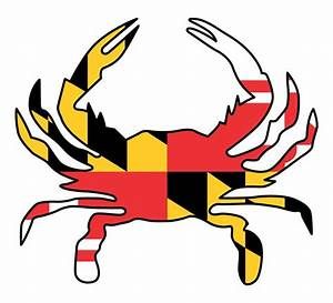 Maryland Crab Sticker Design