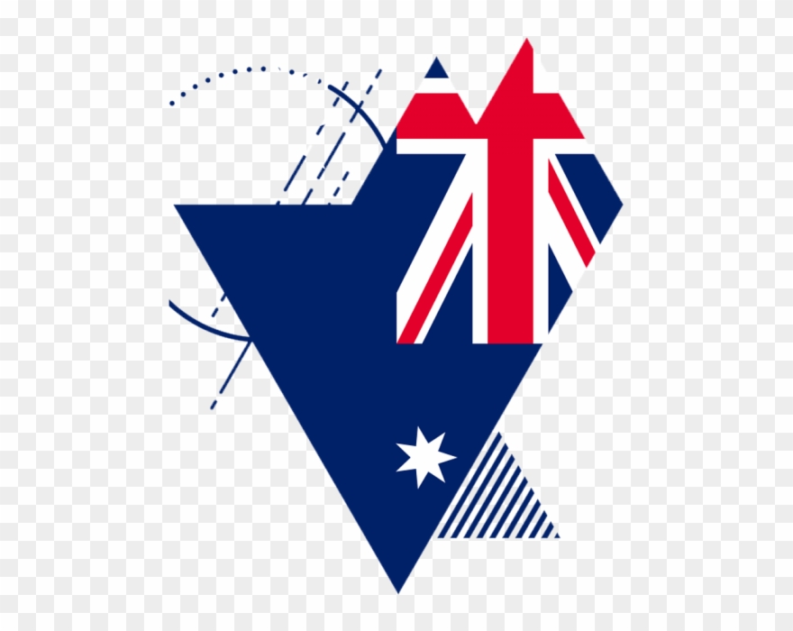 Heart Shape Australia Flag Png