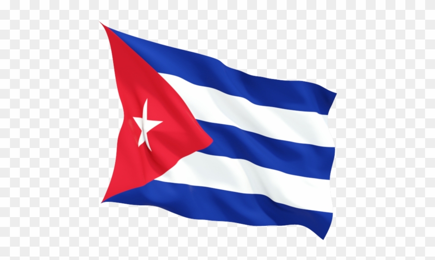 Cuba Flag Heart Shape