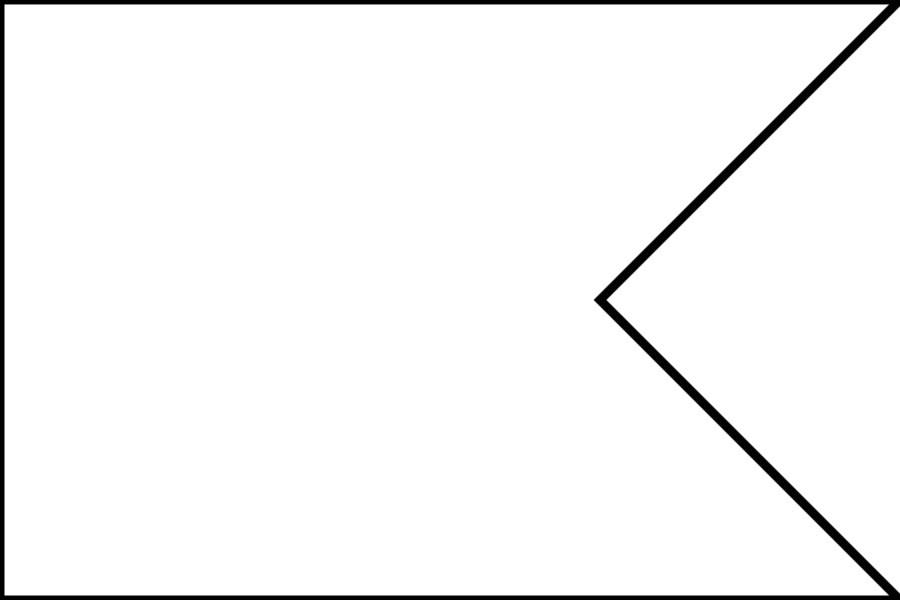 shape flag clipart triangle