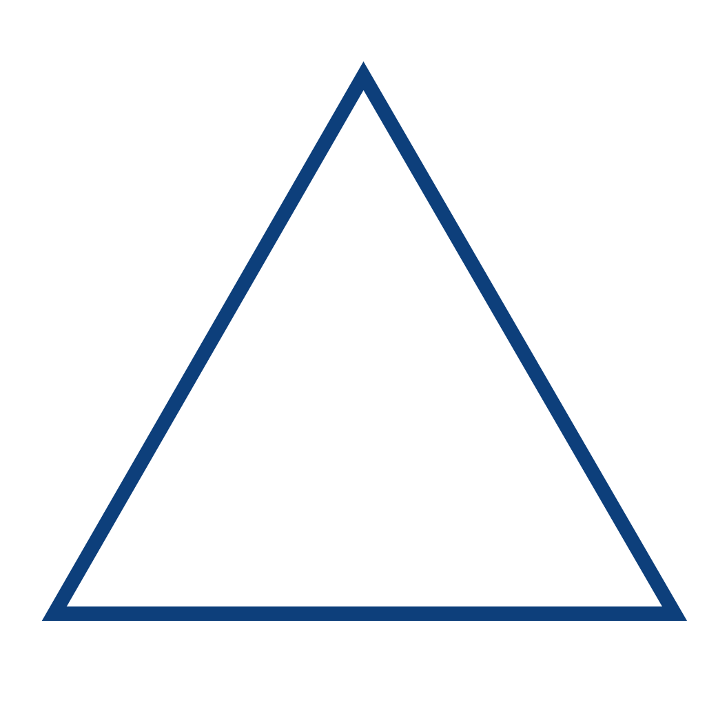 Triangle shape clip.