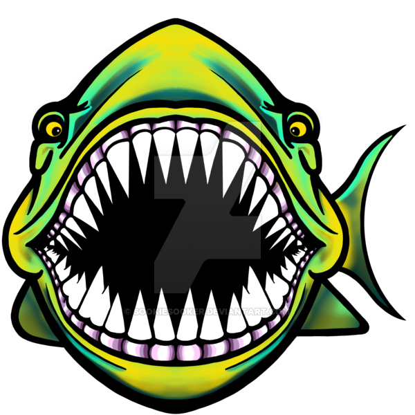 Clipart shark angry.