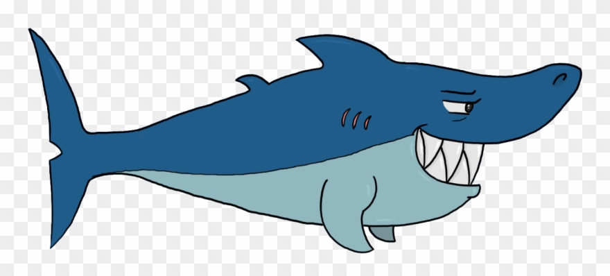 Animated shark background.