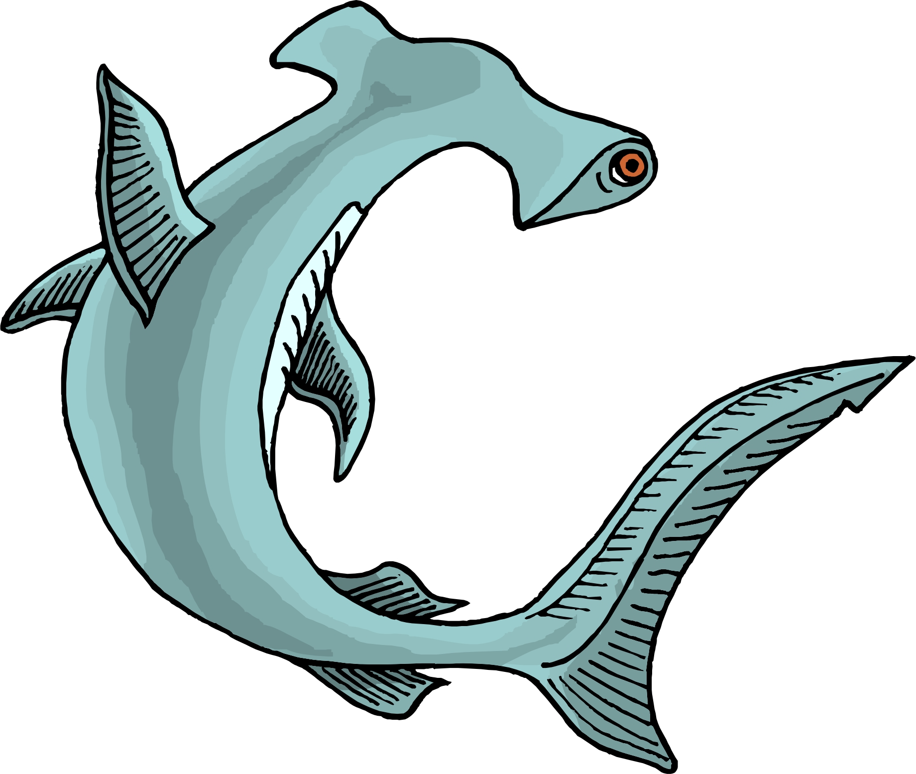 Free Hammerhead Shark Clipart, Download Free Clip Art, Free
