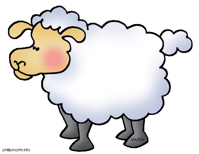 Free cartoon sheep.