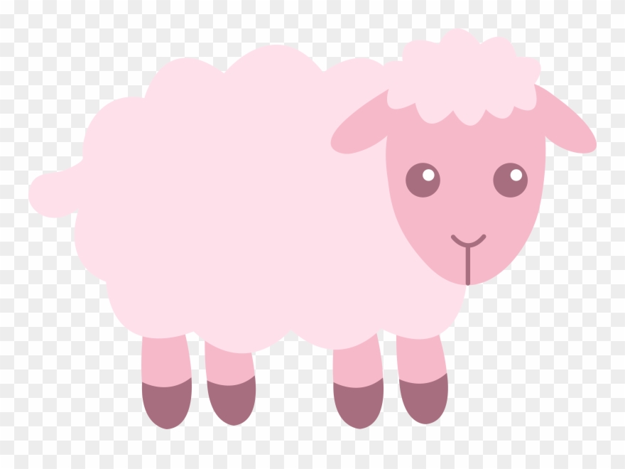 Sheep clipart easy.