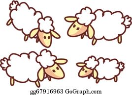 Flock sheep clip.