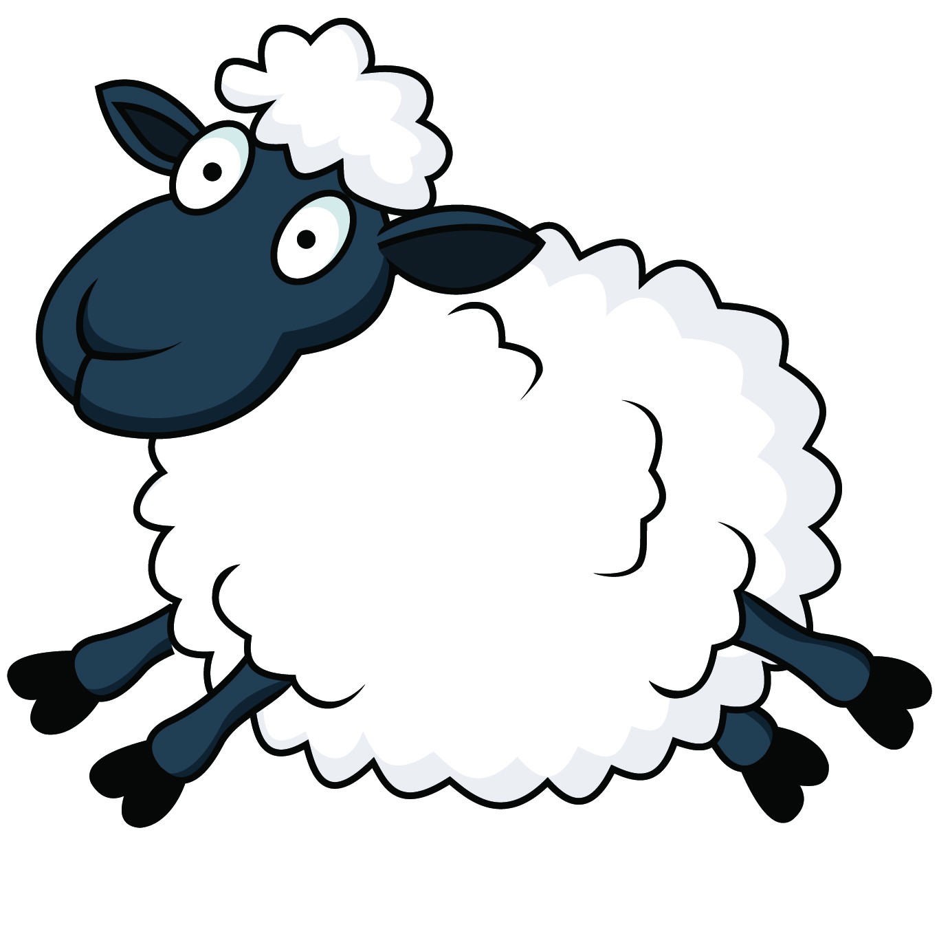 Lamb clipart sheep jump, Lamb sheep jump Transparent FREE