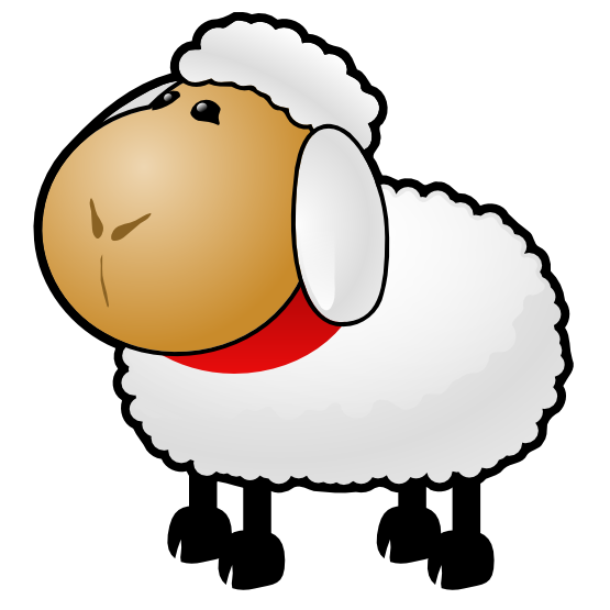 Free christmas sheep.