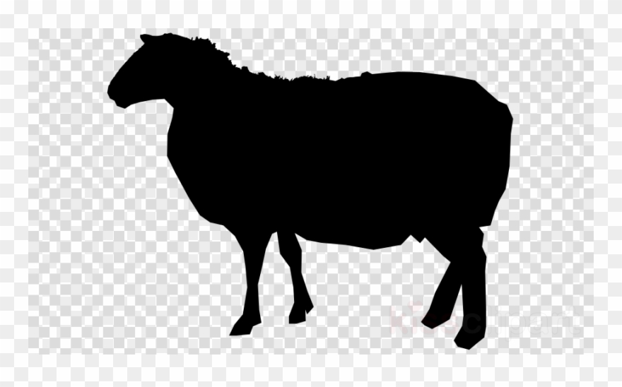 Download sheep silhouette.