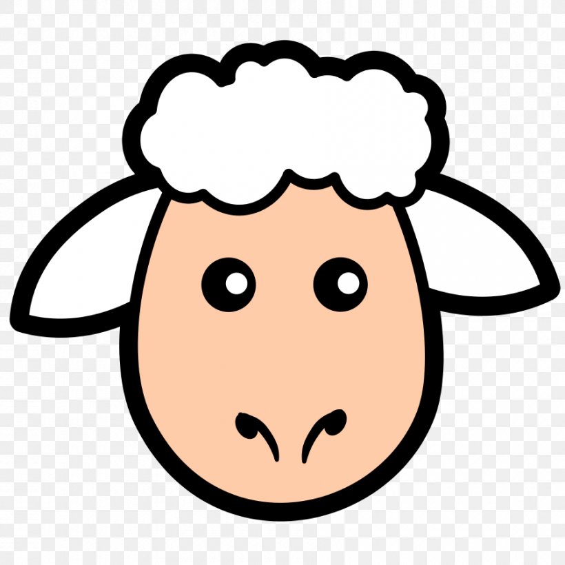Sheep Lamb And Mutton Face Clip Art, PNG,