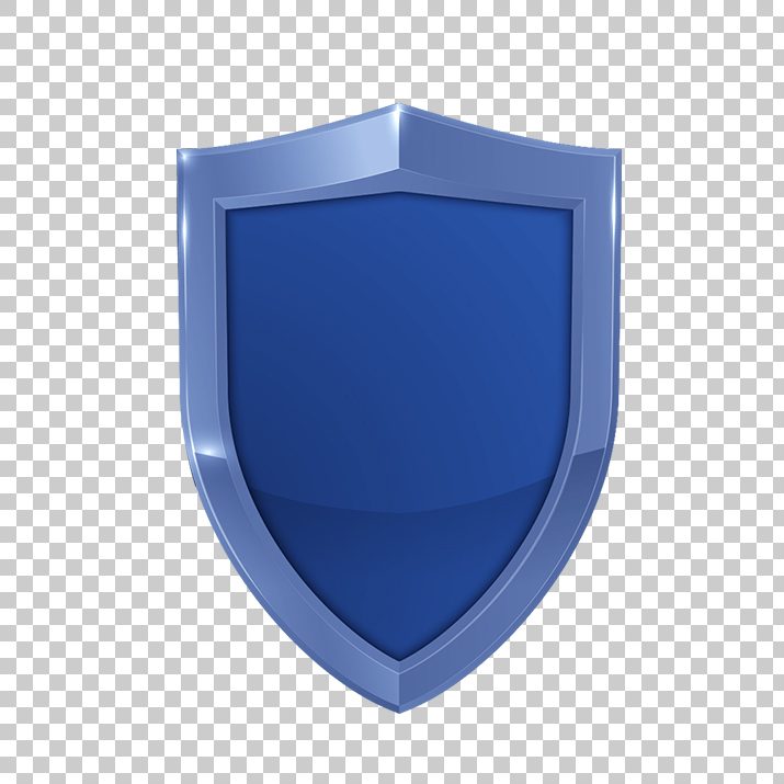 Blue shield shield.
