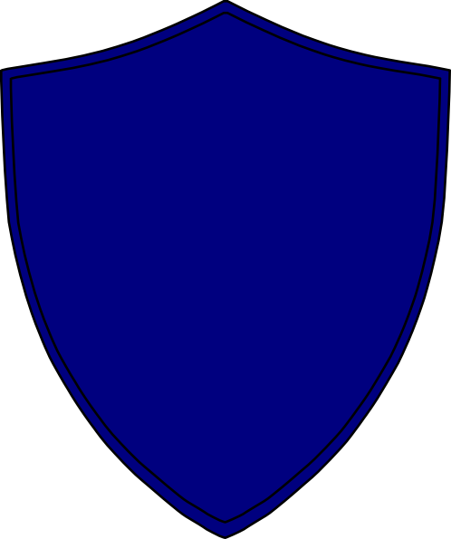 Blue shield clip.
