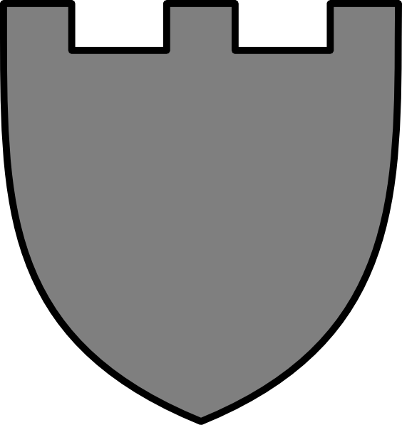 Gray clipart shield.