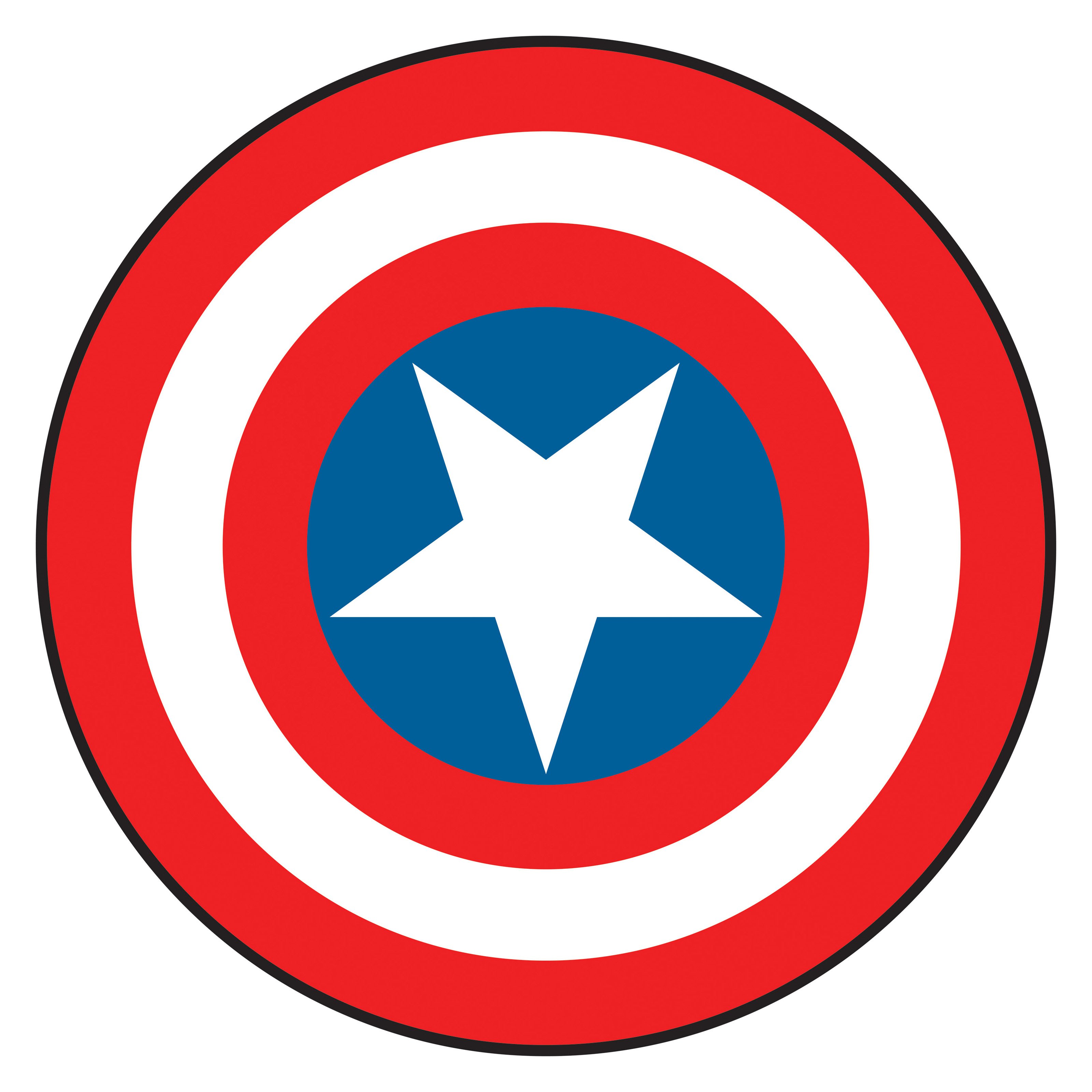 Free superhero shield.