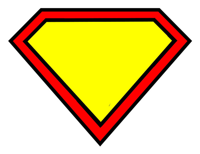 Free superhero shield.