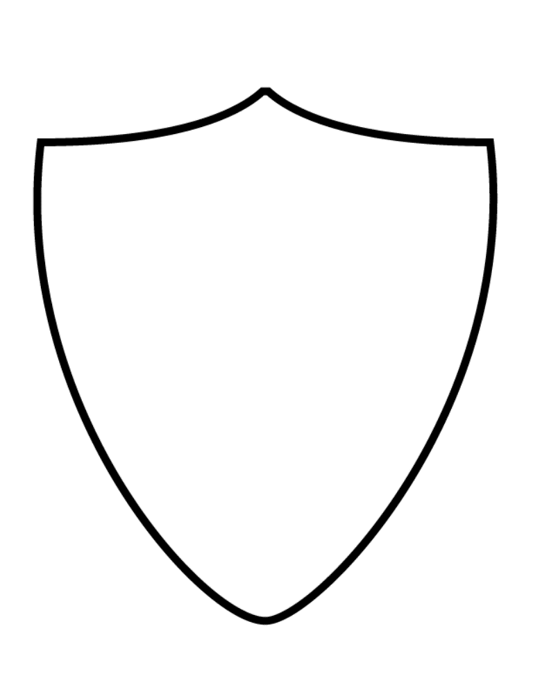 shield clipart template