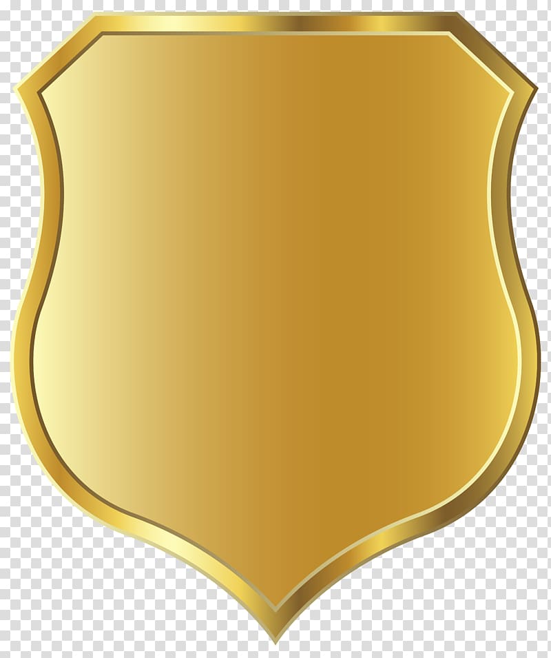 Gold shield template.