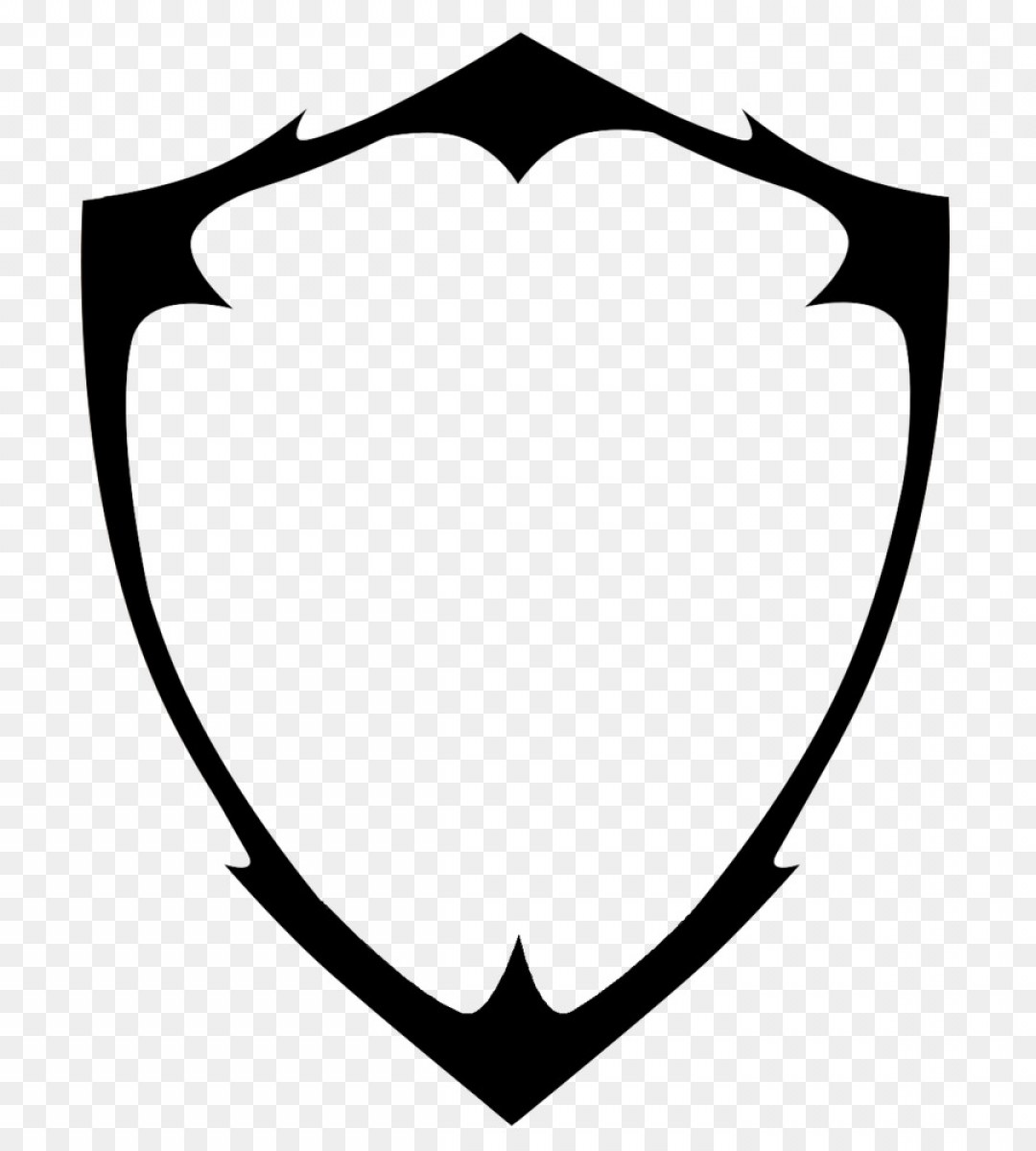 Png Shield Clip Art Blank Shield Logo Vector Png