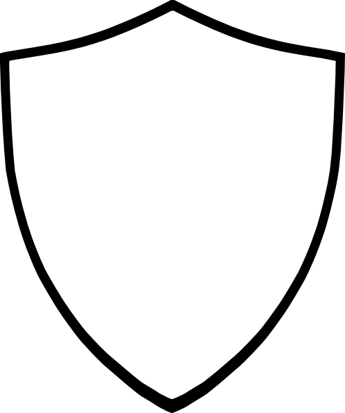 Download Free png Shield Clip Art Black And White PNG